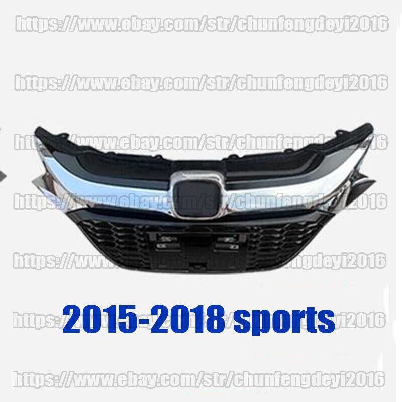 Chrome Front Bumper Grille Trim Radiator Grill for 2015-2018 for Honda HRV HR-V