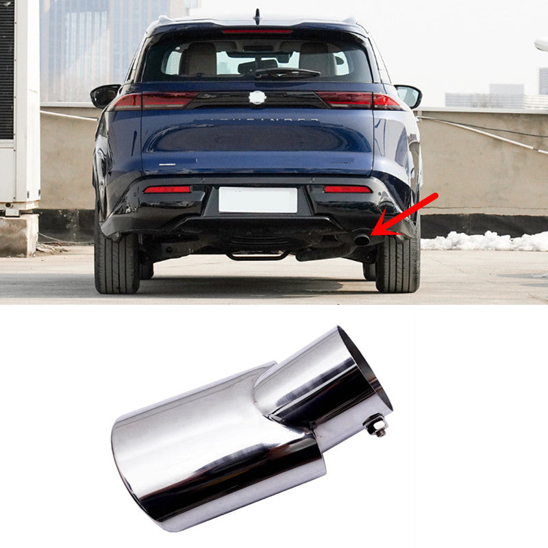 1X Rear Exhaust Muffler Pipe End Tip for Nissan Pathfinder 2022-2024 Accessories