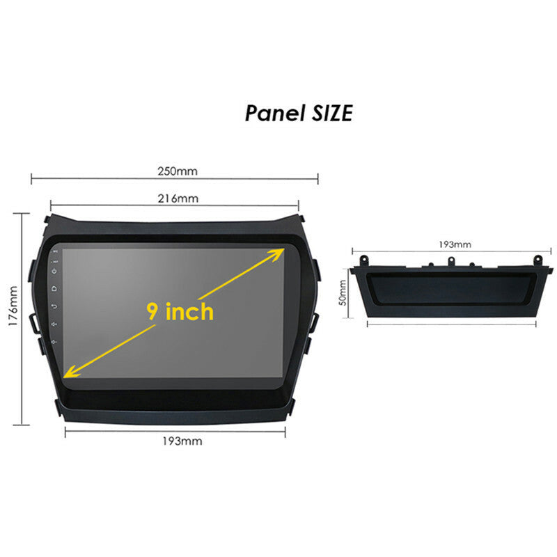 Car 2Din for Hyundai ix45 Fe 13-17 Wifi Android Radio Multimedia GPS Navigation