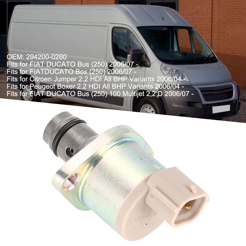 Auto Fuel Pump Pressure Regulator Control Valve 294200-0260 Parts For Navara