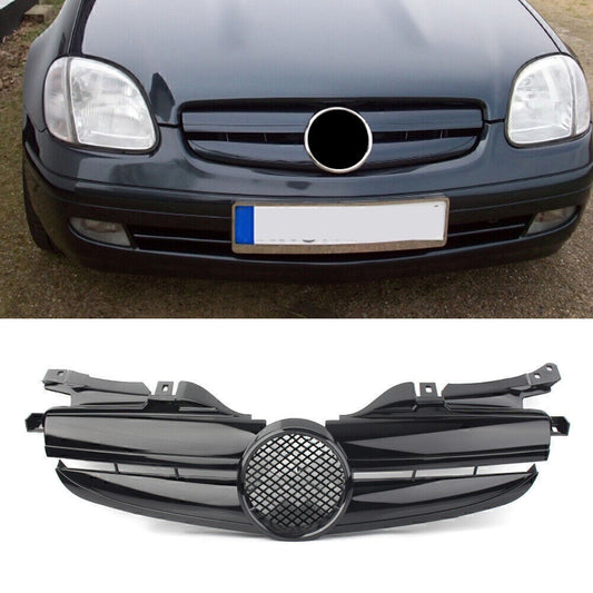 Front Upper Grill Black for Mercedes-Benz R170 W170 SLK Class 1998-2004 2003