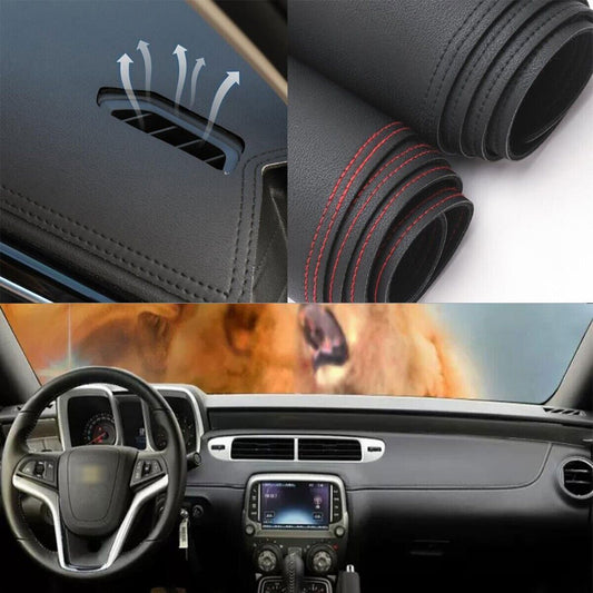 1X PU leather Dashboard Dash Mat Non-slip DashMat Sun Shade Pad For Camaro 10-15