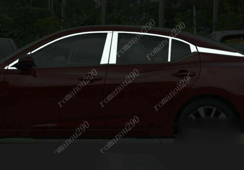 Chrome Steel Upper Window Sill Molding Strip for Nissan Sentra Sylphy 2020-2024