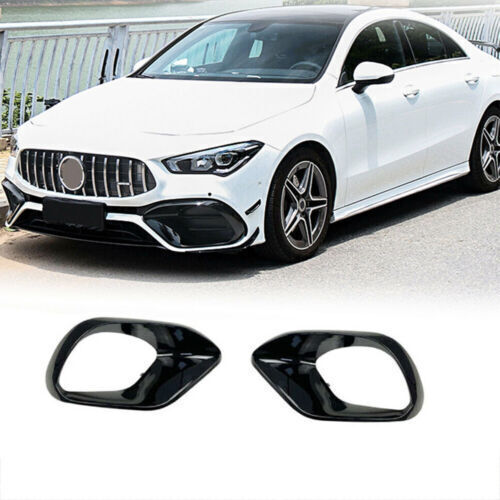 for Mercedes Benz W118 C118 CLA45 AMG 2020-22 Gloss Front Bumper Air Vent Covers