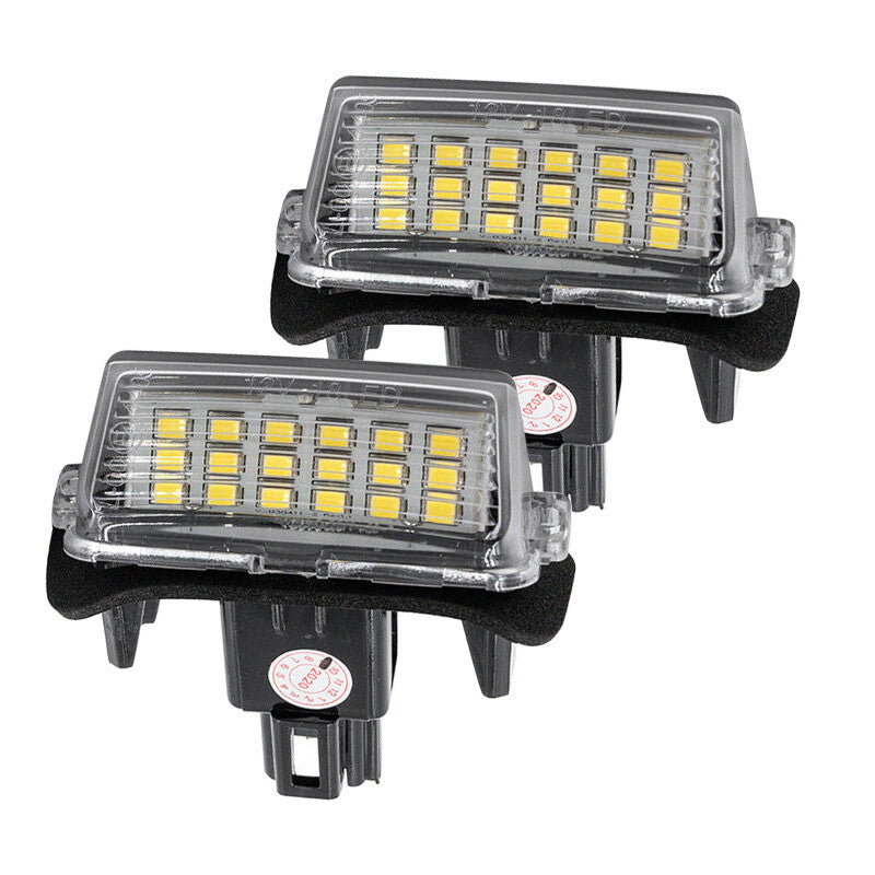 Pair Rear 18 LED License Number Plate Light Fit for Toyota GR Yaris for Corolla E210