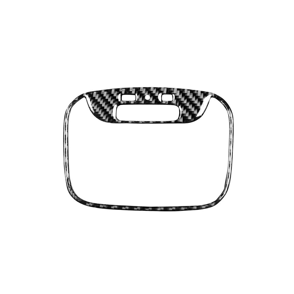 Carbon fiber light panel cover trim suitable for Mitsubishi Lancer 2008 - 2015