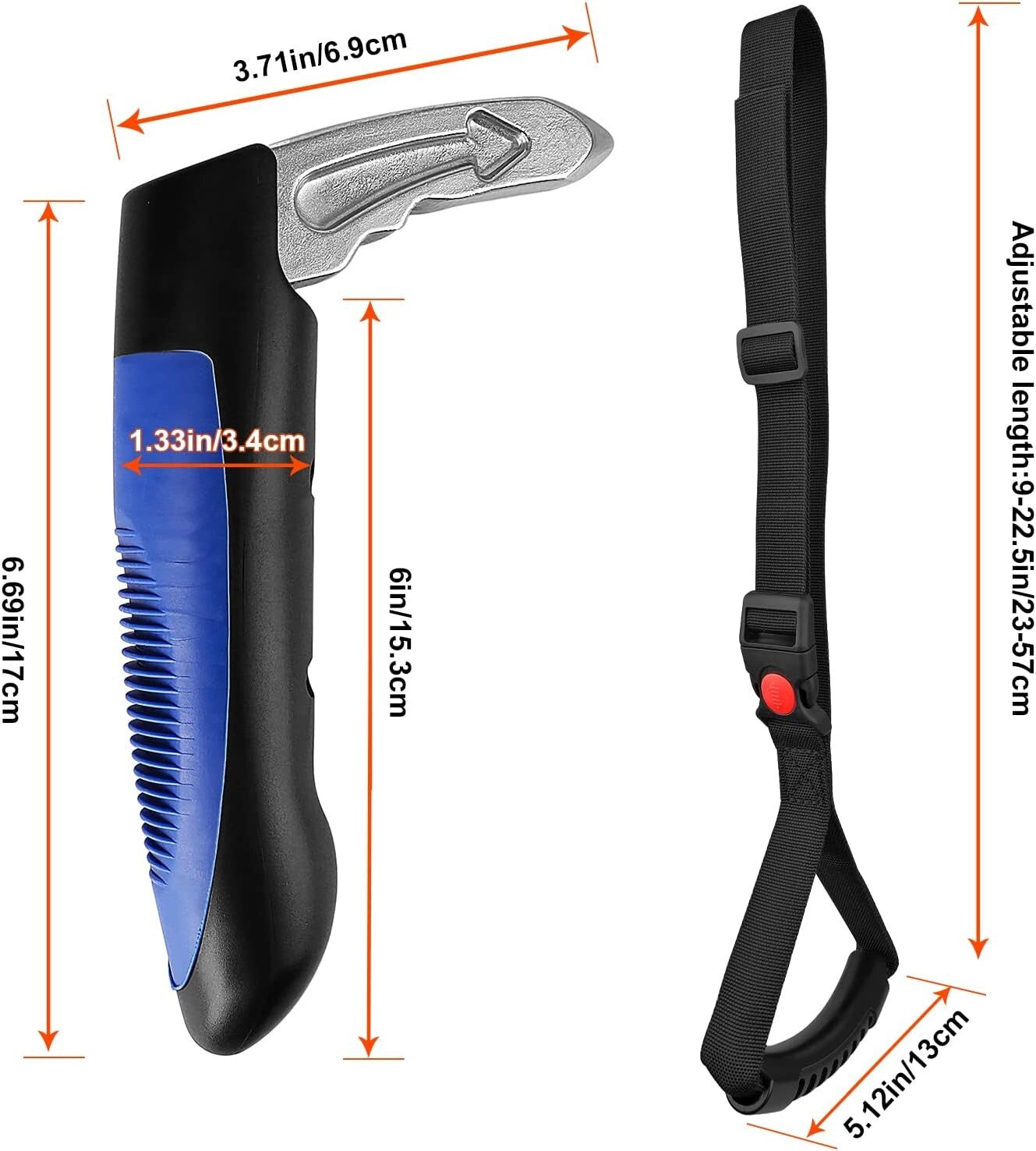 Car Door Handles for Elderly Disabled People Getting in and Out of Vehicles