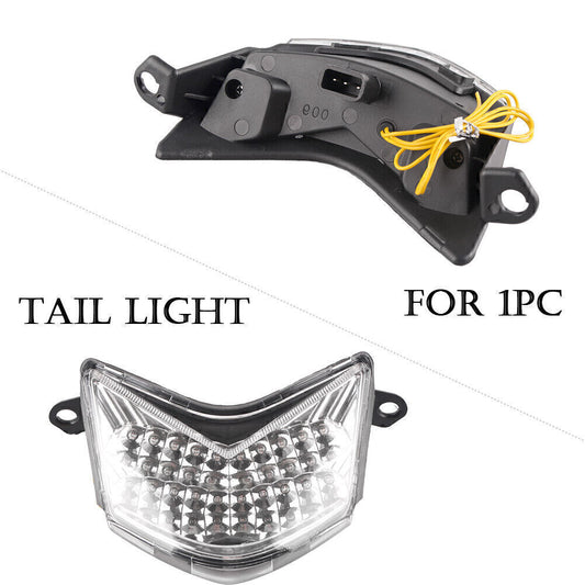 1x White LED Tail Light Fit ZX10R 2006-2007 ZX6R 636 ZX6RR 599 2005-2006