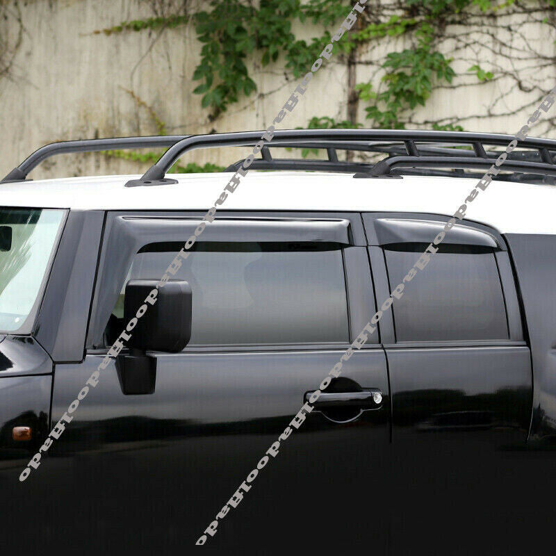 4P for Toyota FJ Cruiser 2006-2020 Door Window Vent Visor Sun Rain Guard Shade
