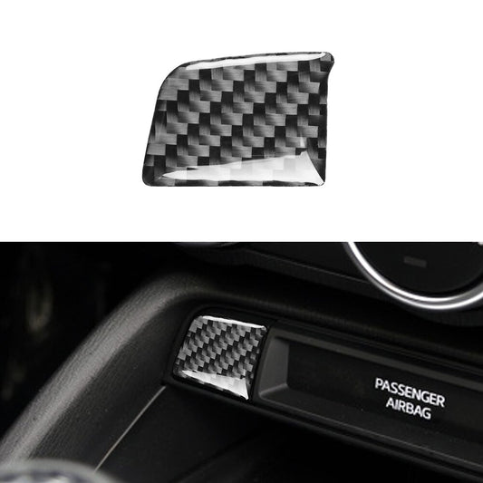 for Mazda MX-5 2016-2020 Carbon Fiber Interior Center Control Left Cover Trim