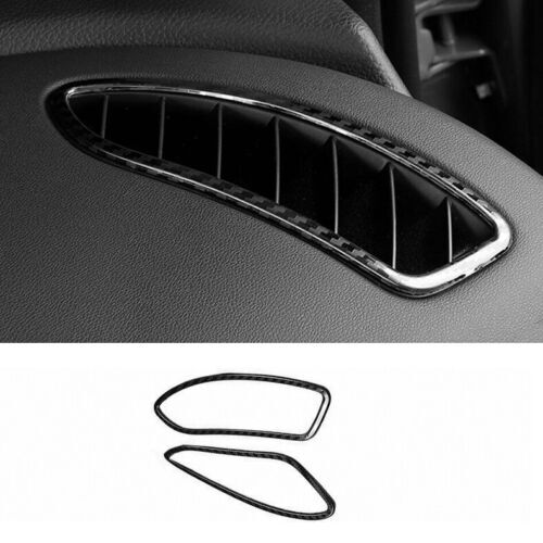 for Hyundai Sonata 2020-2023 Carbon Look Dashboard Upper Air Outlet Vent Frames