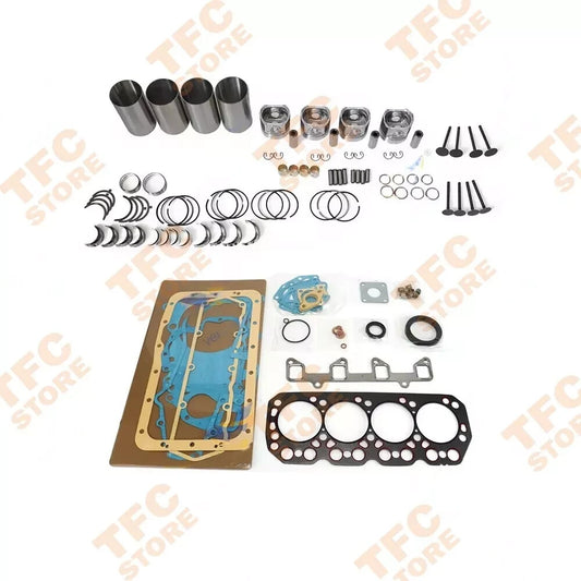 Fits for Mitsubishi K4N Engine Overhaul Rebuild Kit New 90mm2.524mm (oil ring)