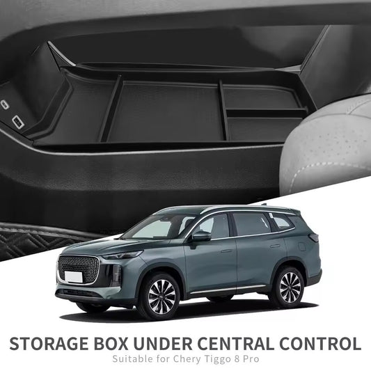 for Chery Tiggo 8 Pro 2024 2025 Center Console Lower Storage Box Car Tray