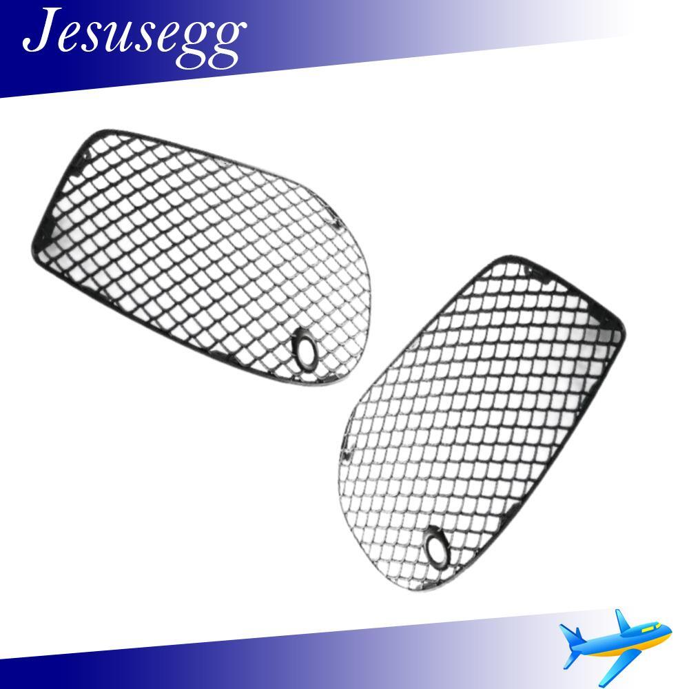 2X Front Right Bumper Fog Light Grille Cover For 2015-2016 W205 C-Class