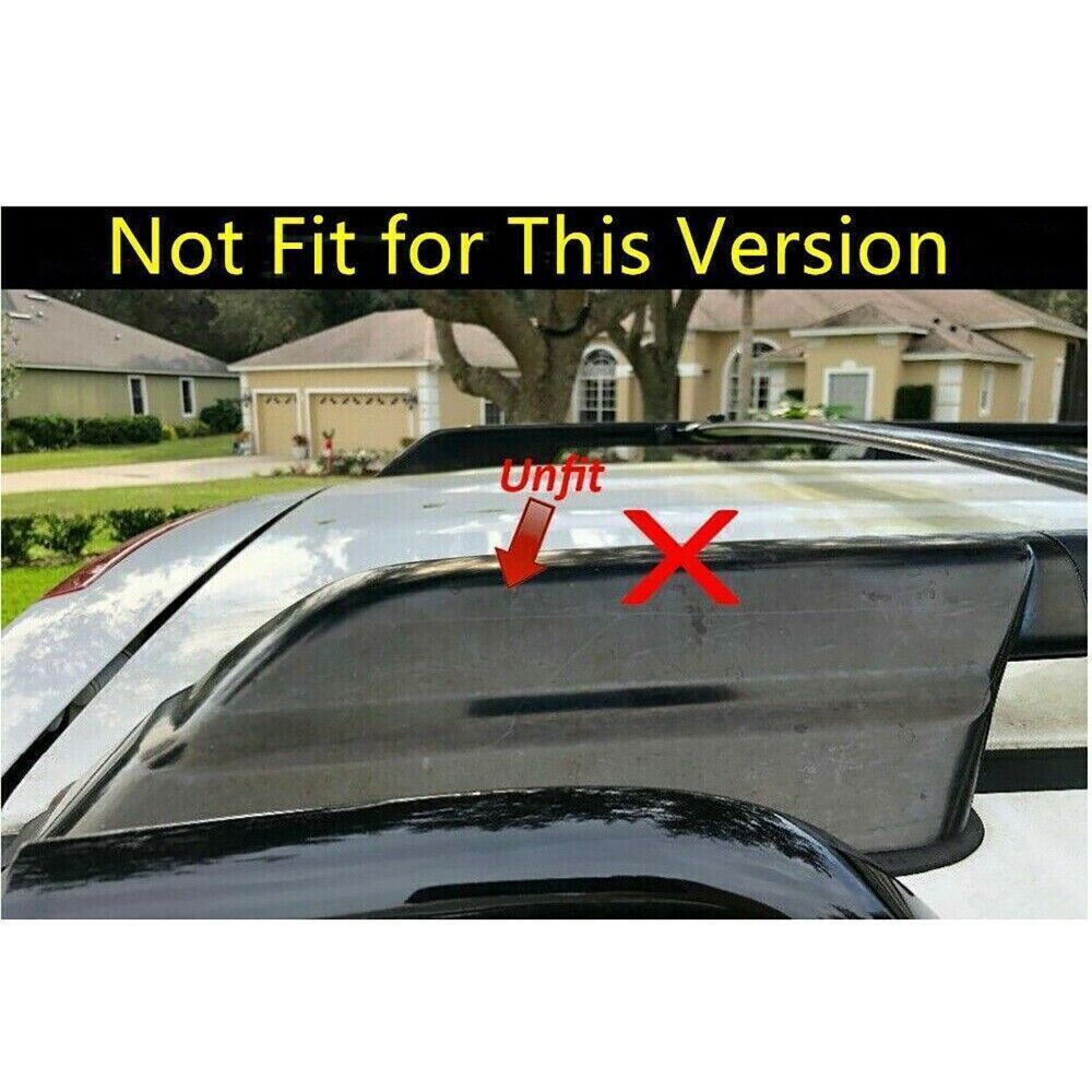 4X Car Roof Rack Rail End Cover Shell Cap for Toyota for Land Cruiser LC100 1998-07