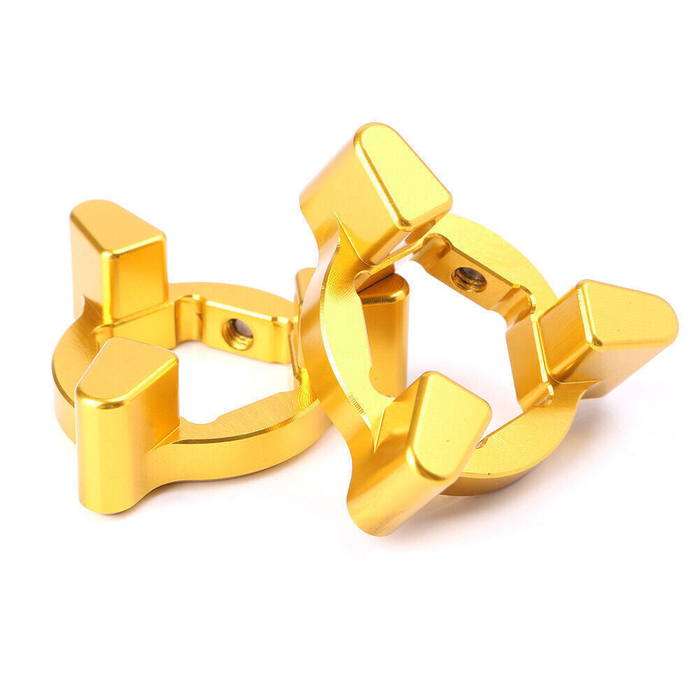 14/17/19/22mm Front Anodized Fork Preload Adjusters Universal Motorcycle CNC GLD