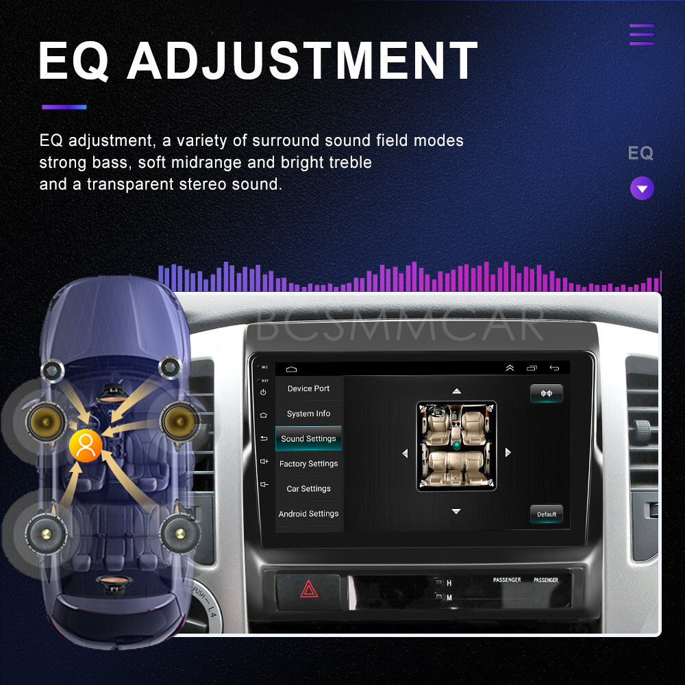 9'' Android Car Stereo For CarPlay GPS Navi 4G Fit For 2005-2013 for Toyota Tacoma