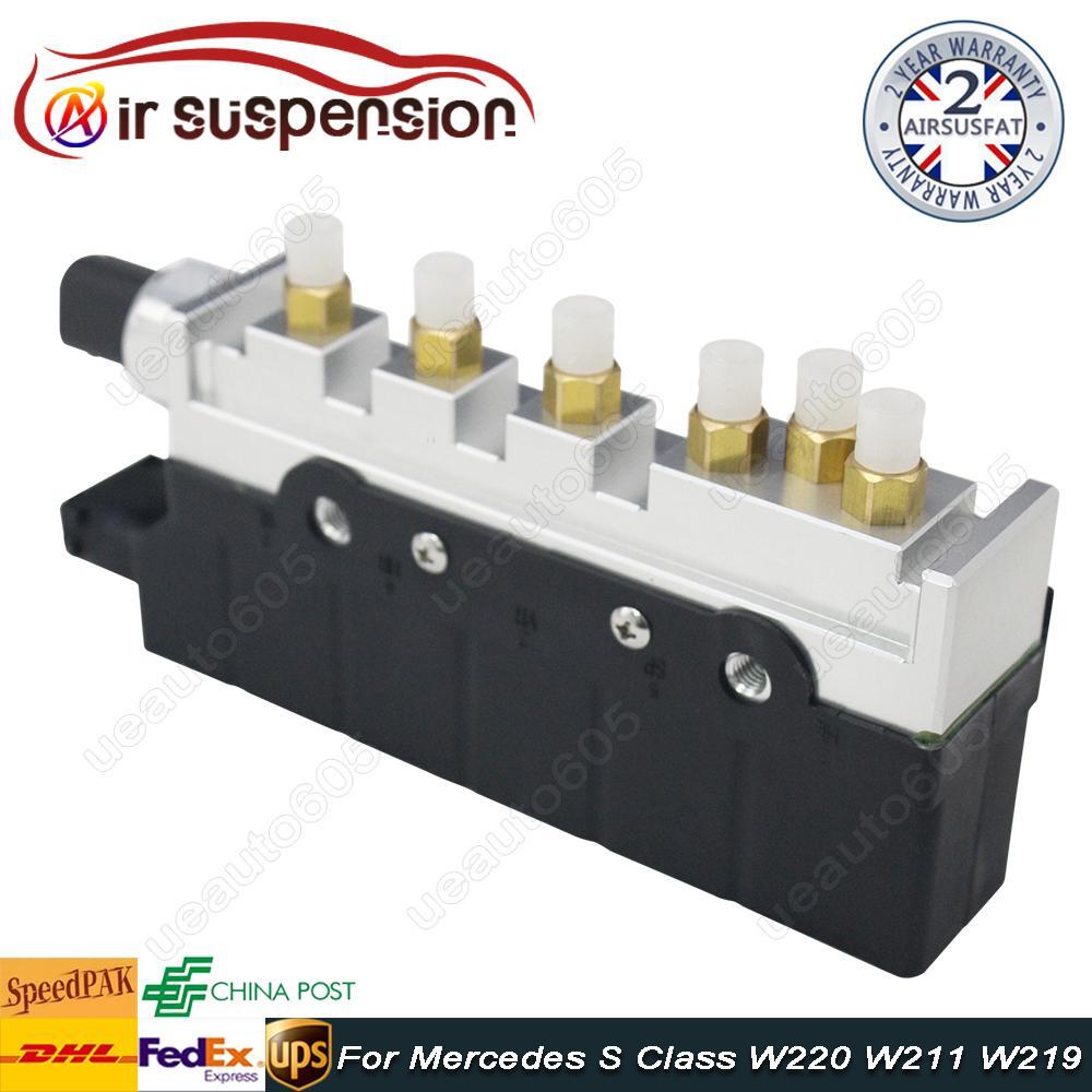 for Mercedes S Class W220 W211 W219 Air Suspension Compressor Pump Valve Block