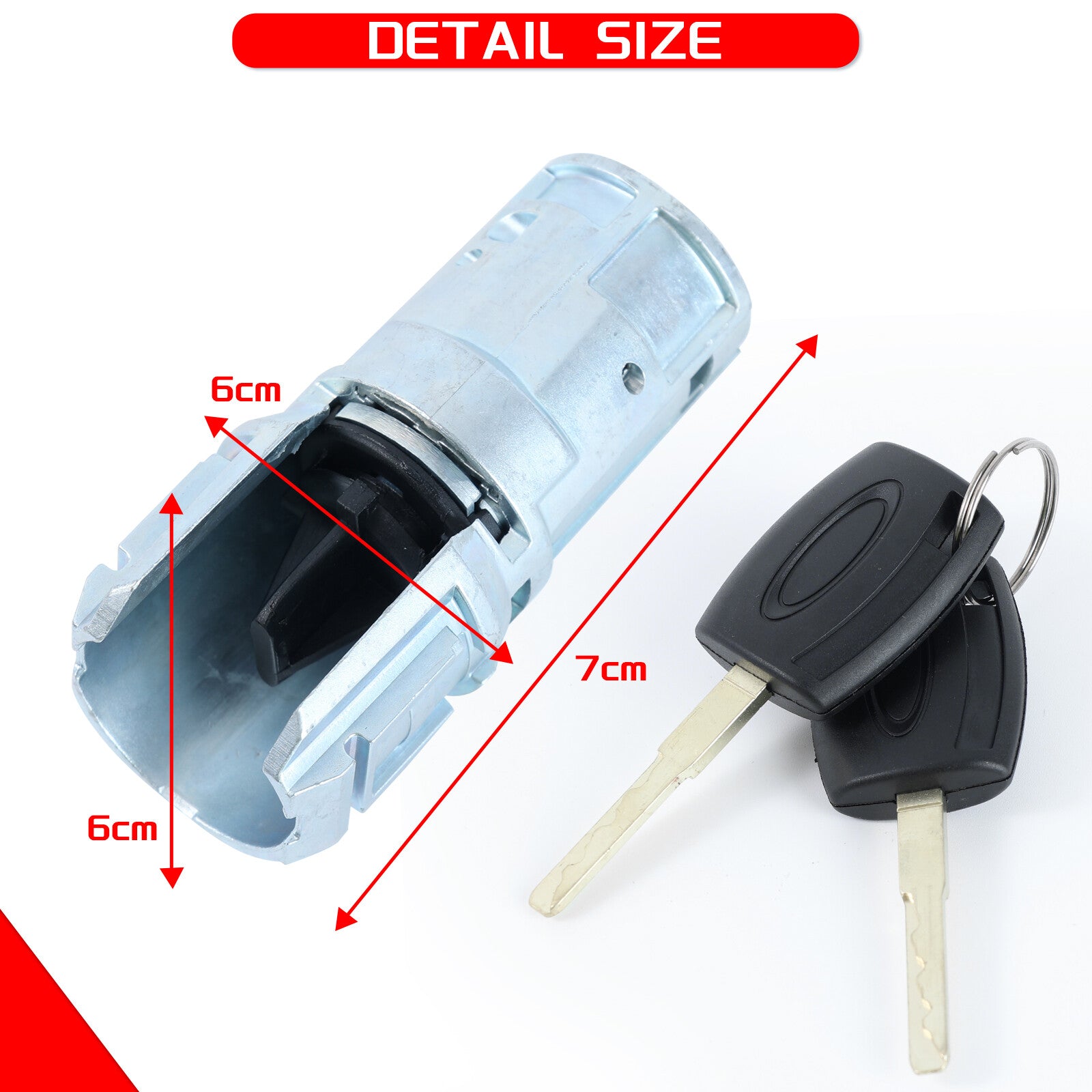 Engine Hood Lock 1926225 for Ford MK8 14 ? 23 Transit Tourneo Custom With 2 Keys