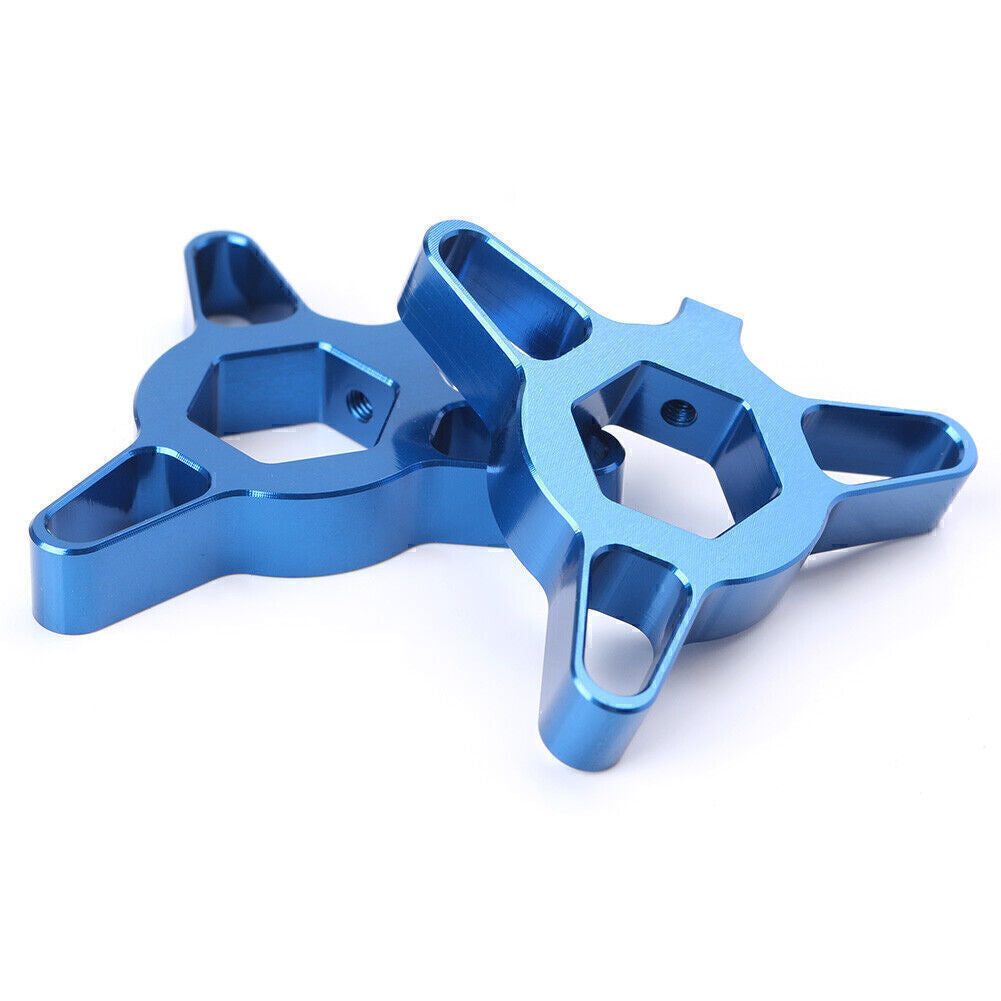 Preload Adjusters Universal Blue Motorcycle 14mm CNC Aluminum Fork 2PCS UK