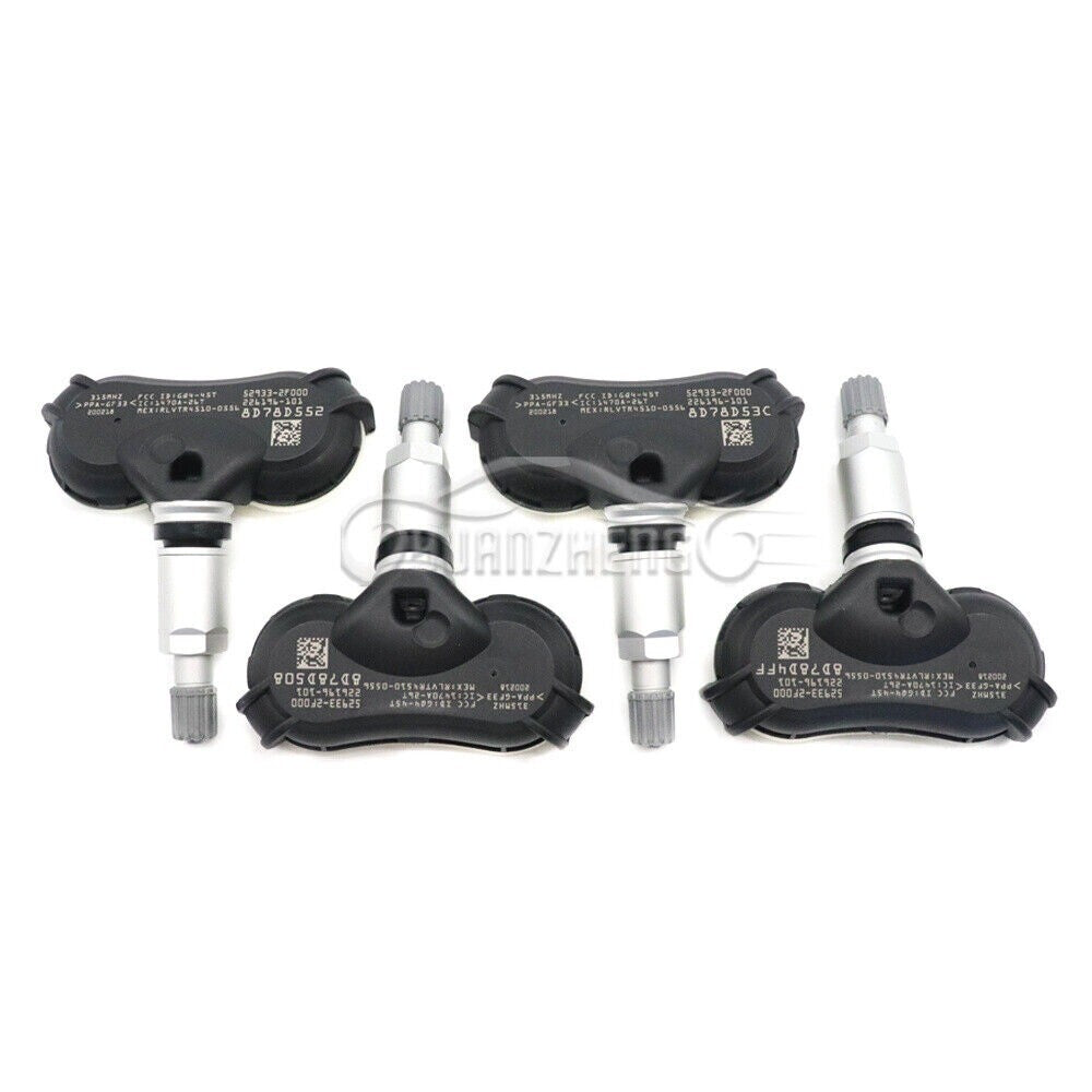 4x TPMS TIRE PRESSURE SENSOR Fits for Hyundai for Tucson for Kia Rio 315Mhz 52933-2F000