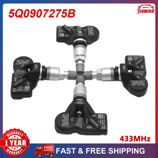 4x 5q0907275b Tire Pressure Sensor (TPMS) for Volkswagen , for Porsche , for Audi Q7, for Bentley