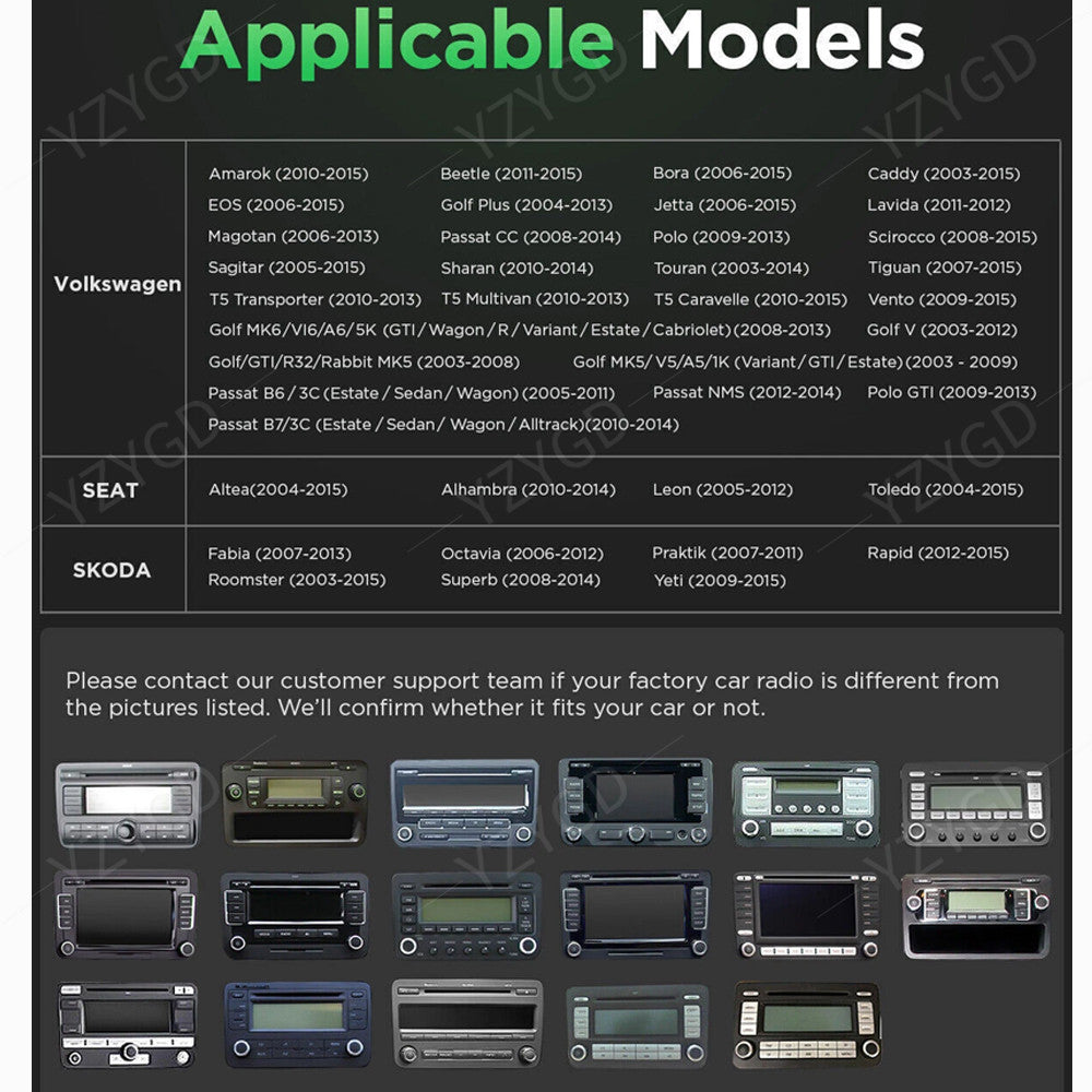 for Volkswagen Vento 2009-2015 Stereo Android Auto Carplay Car Radio GPS Screen