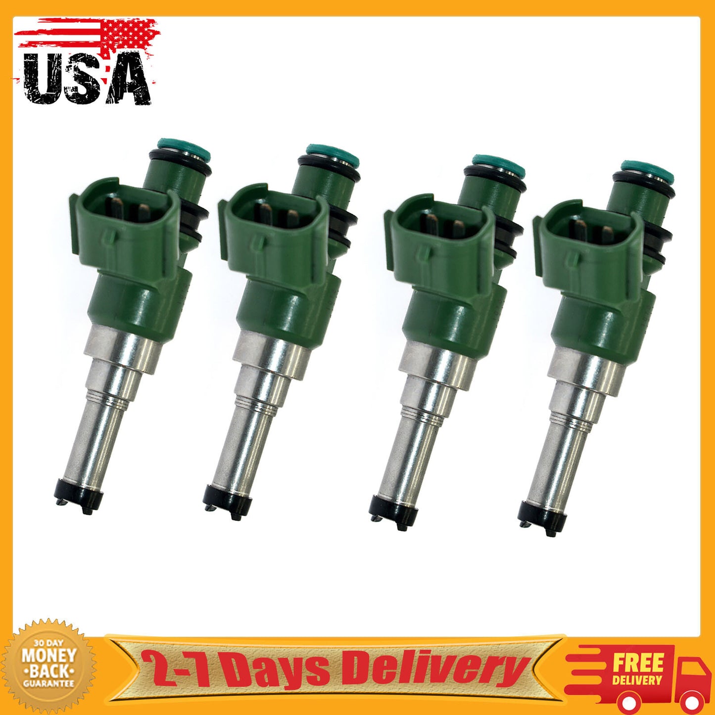 4psc Fuel Injector 3B4-13761-00-00 For 07-2017 for Yamaha Grizzly 550 700 YFZ450R