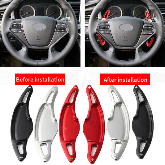 2x Steering Wheel Shift paddle Gear Shifter Extension Fit for Hyundai Sonata 9