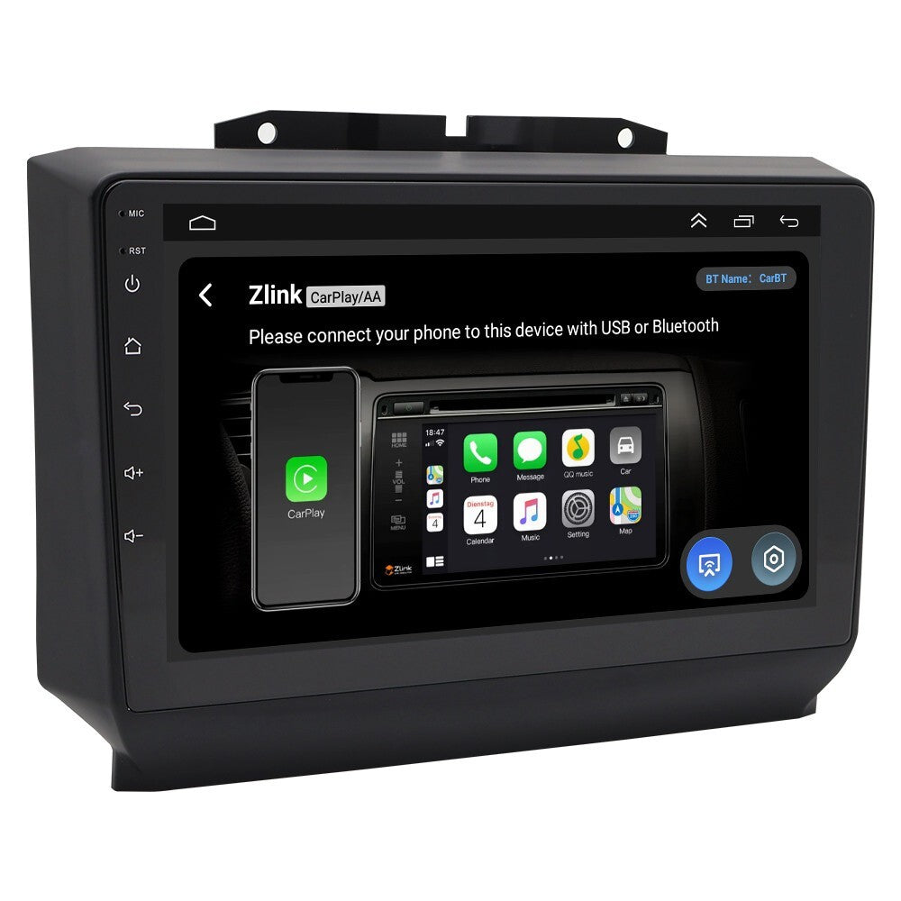 Car FM Stereo BT GPS For Carplay Fit For 2013-2018 for Dodge for Ram 1500 2500 3500