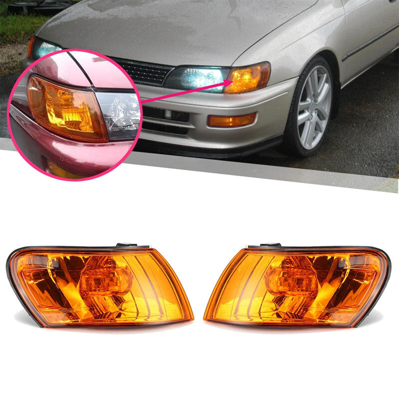 Paired front corner lights applicable to for Toyota for Corolla AE100, E100, AE101 (1993, 1995-1997-)