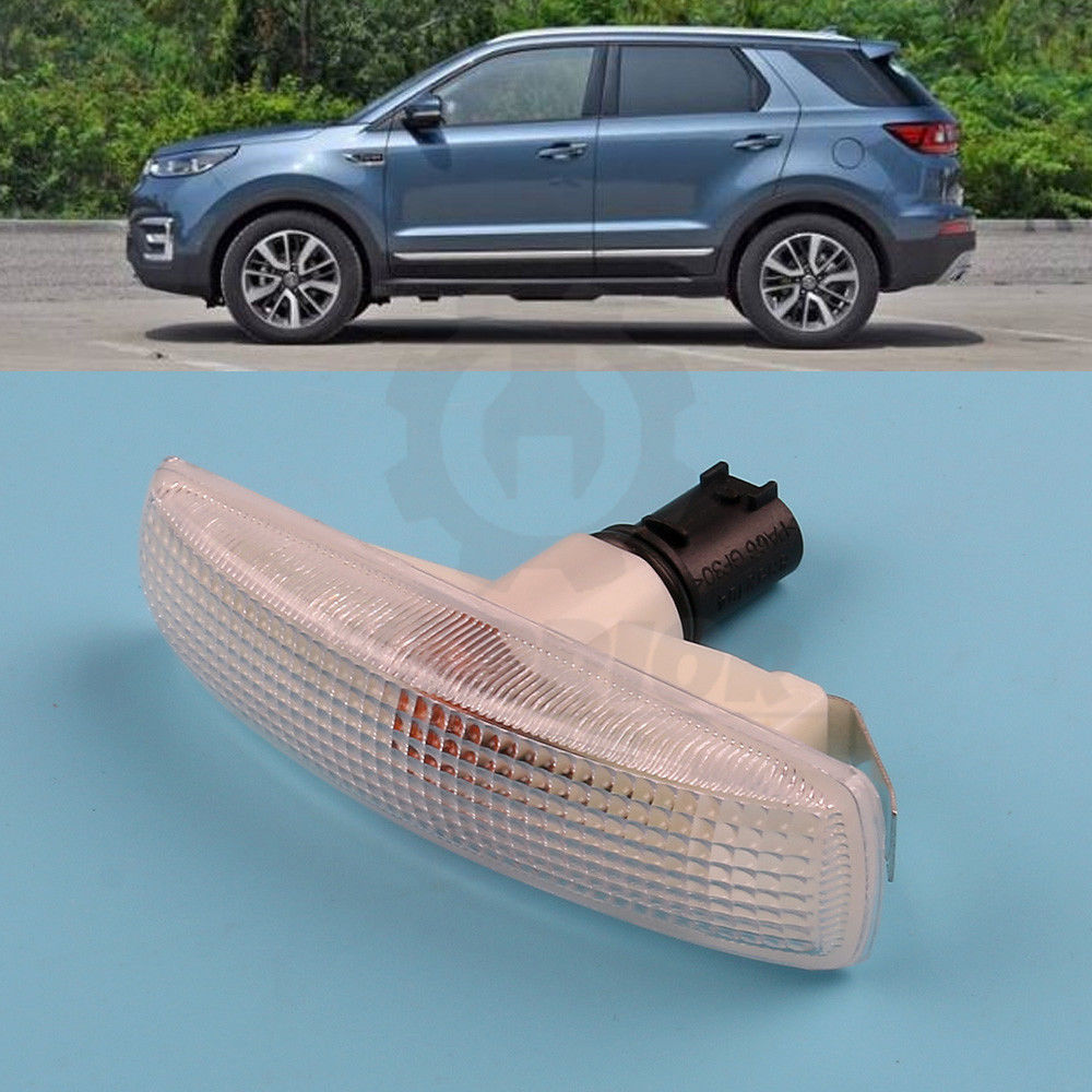Clear Side Marker Repeater Light for Land Rover LR2 LR3 LR4 Range Sport 2006-13