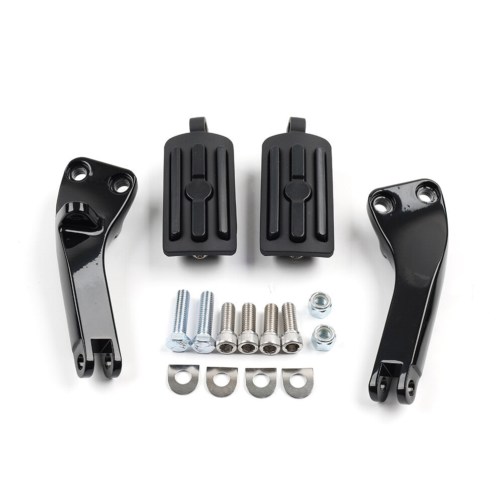Rear Passenger Foot Peg Pedal Mount Bracket Fit for Harley Dyna Super Glide Fat Bob