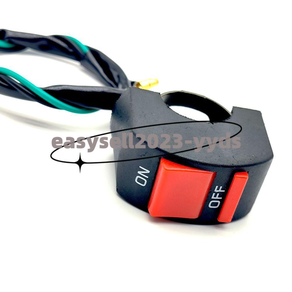 Universal On Off Buttons Switch Ignition Switches Cut Off Kill For Motorcycle
