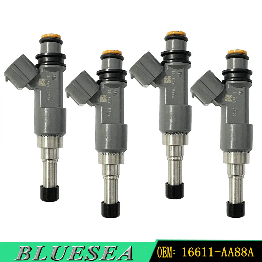 4PC set NEW fuel Injector 2015-2017 for Subaru Legacy 2.5L H4 OEM 16611-AA87A