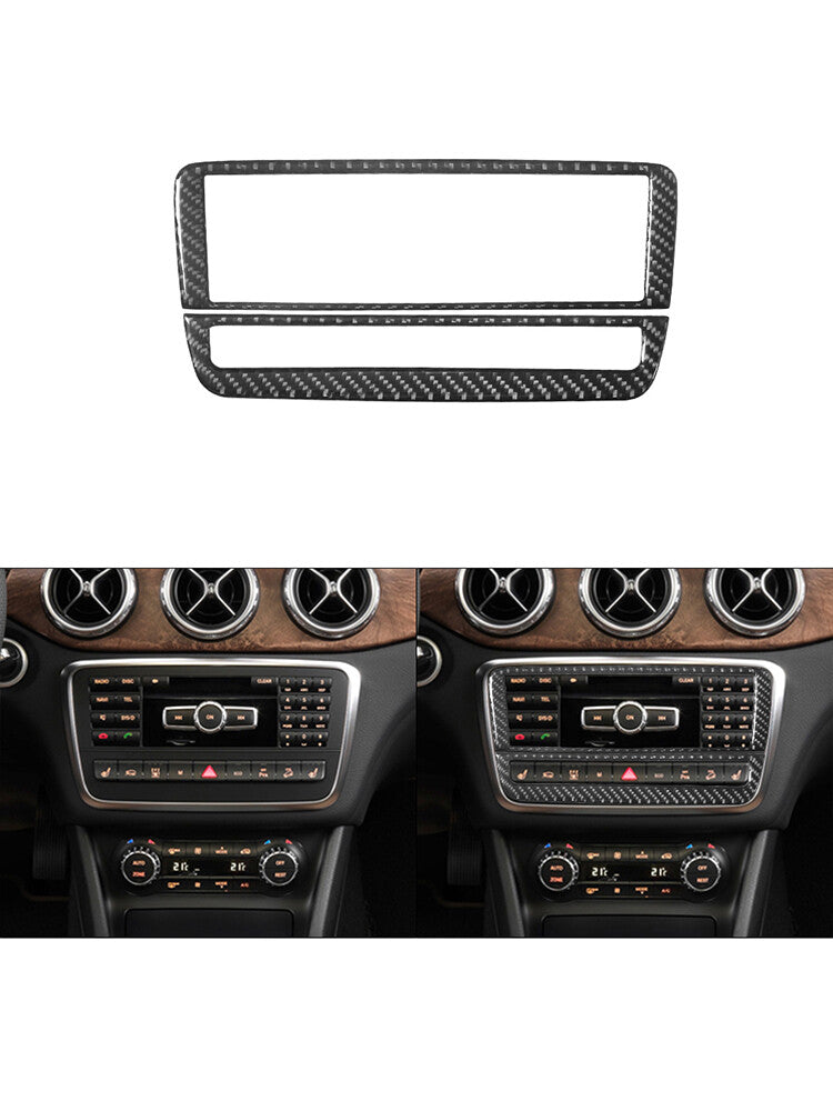 Carbon Fiber Radio Type-B Trim for Mercedes-Benz CLA 2014-2018/GLA 2015-18