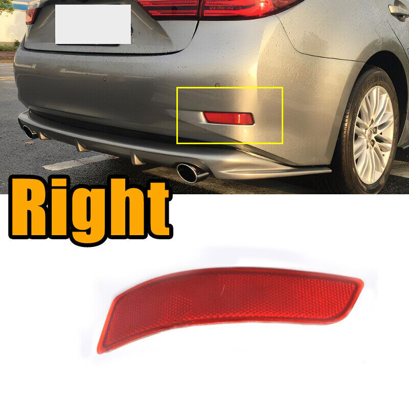 Right rear reflector bumper light for Lexus ES200, ES300h, ES250, ES350 (2013-2017)