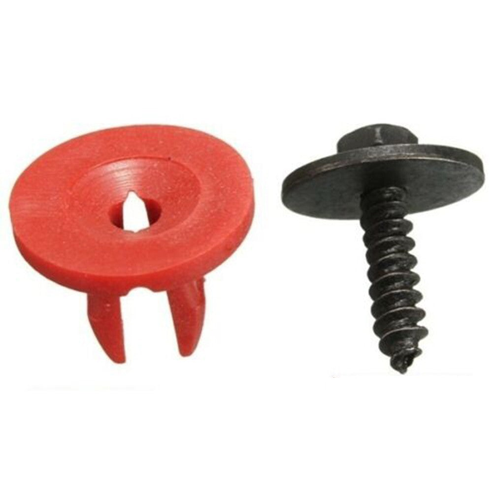 10 Engine Undertray Cover Clips + 10x Buttom Shield Guard Screws for Ford C-Max