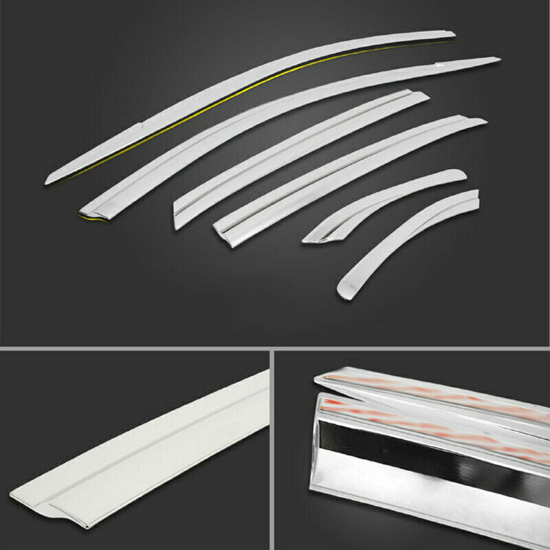 2015-2022 for Nissan Murano Chrome Door Window Visor Vent Shades Sun Rain Guard