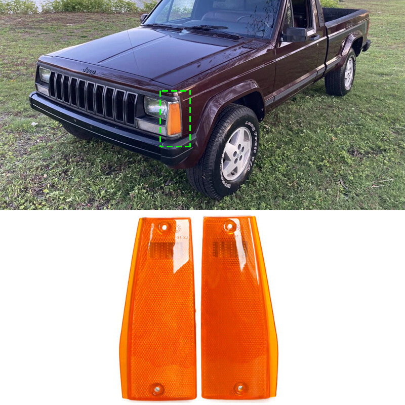 Corner Parking Light Pair for Jeep Cherokee Comanche Wagoneer Pickup Truck