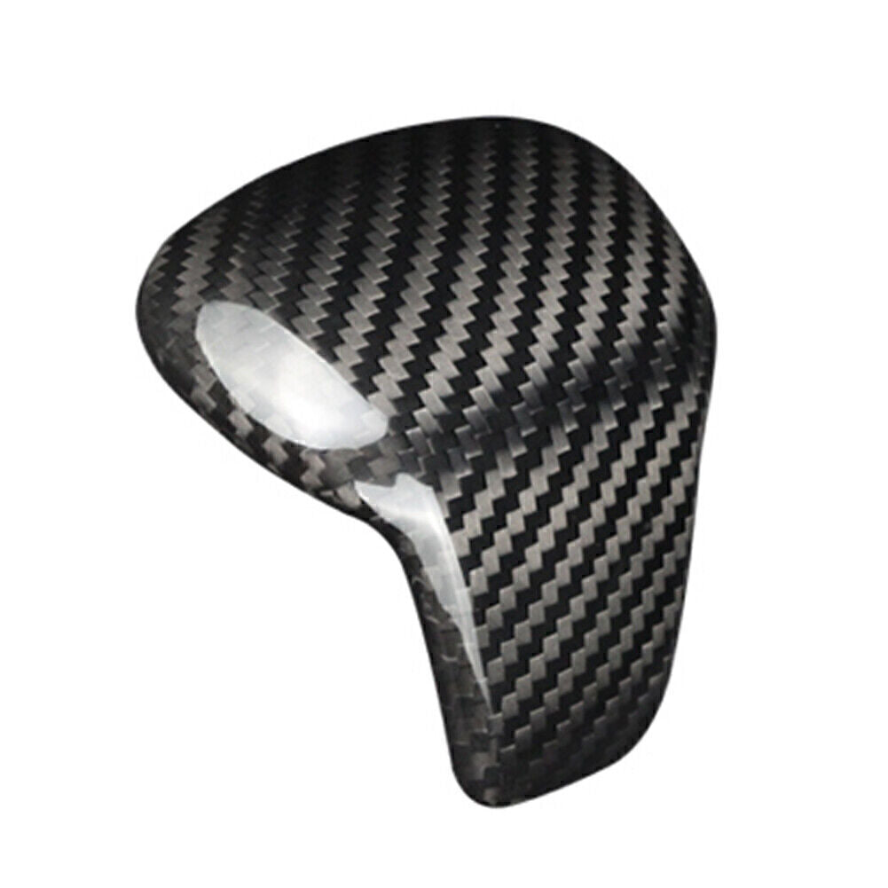 for VW for Tiguan 2017 2018 2019 Carbon Fiber Gear Shift Knob Cover Trim Black