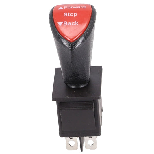 Long-life 6-pin DPDT locking slide rocker switch for front deflector