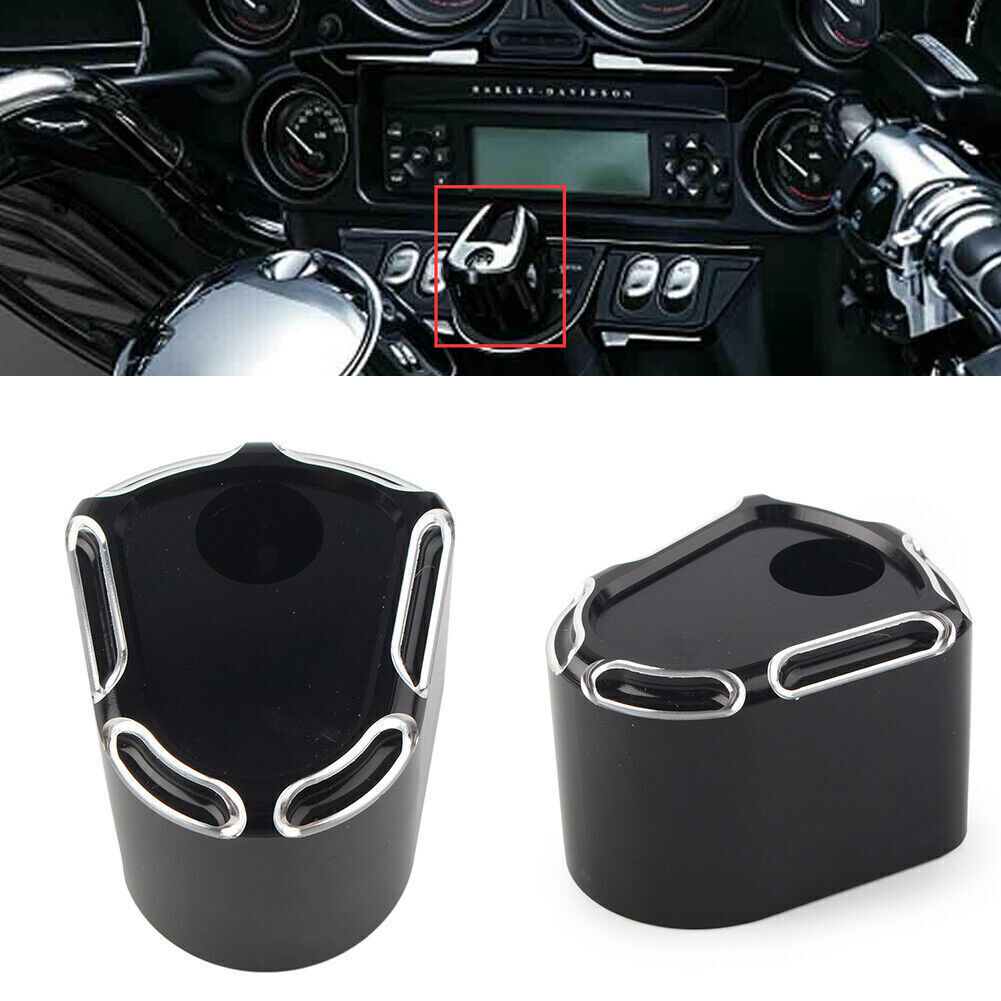 CNC Front Ignition Switch Cover Fit for Harley Touring Street Road Glide 07-13 Motor