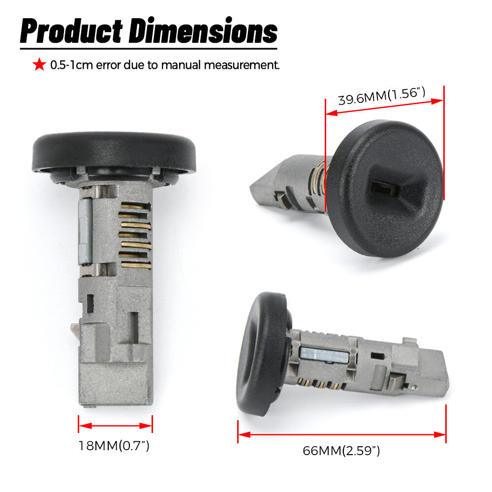For 08-14 for GMC Savana 1500 Ignition Lock Cylinder w/ Chip 3 Keys 924-796