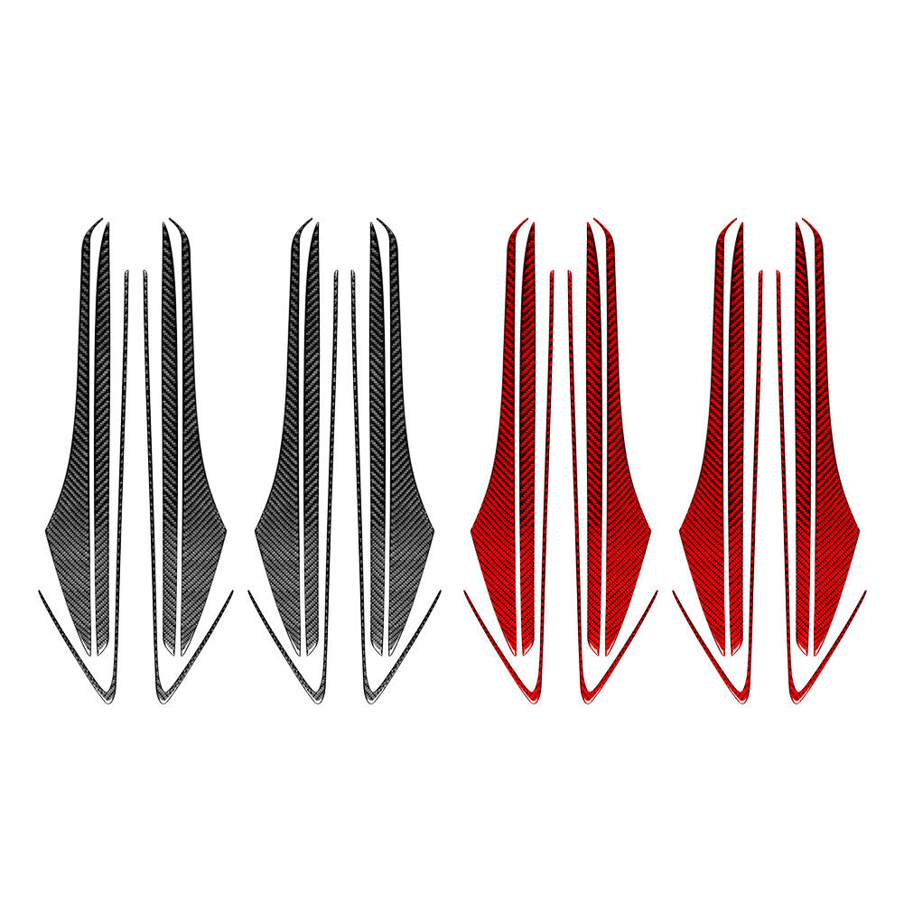 12Pcs Carbon Fiber Interior Door Panel Trim for Infiniti JX35 QX60 2013-2016