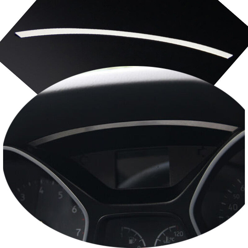 Titanium Chrome Dashboard Panel Frame Cover Trim for Ford Escape Kuga 2013-16