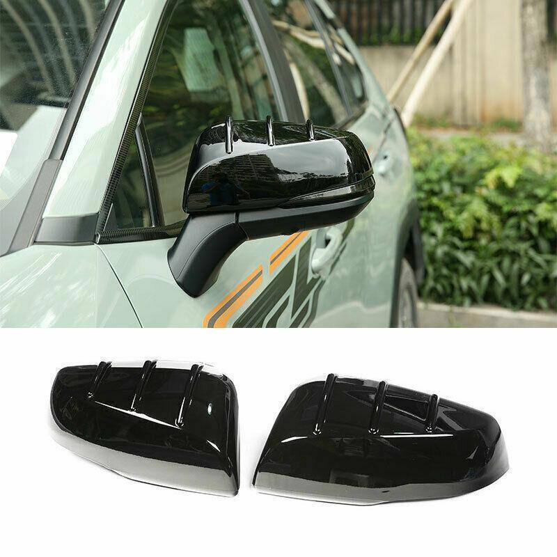 for Toyota Highlander 2020-24 Gloss Black Rear view Side Mirror Cover Cap Trim