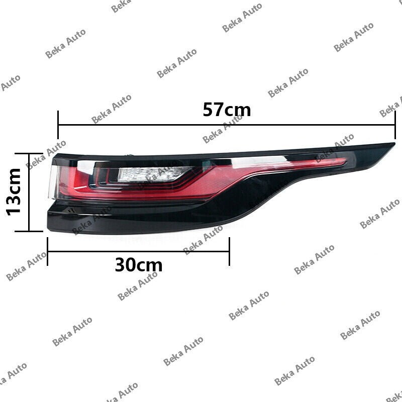 1-piece set of left LED taillights for 2017-2024 for Land Rover for Range Rover Velar DRL
