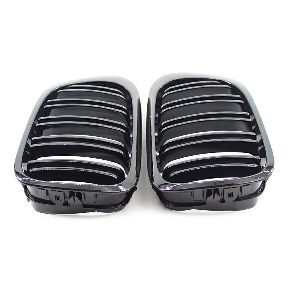 2 x Front Kidney Bumper Grille Fit for BMW 3 Series E46 Coupe/Cabrio M3 Coupe