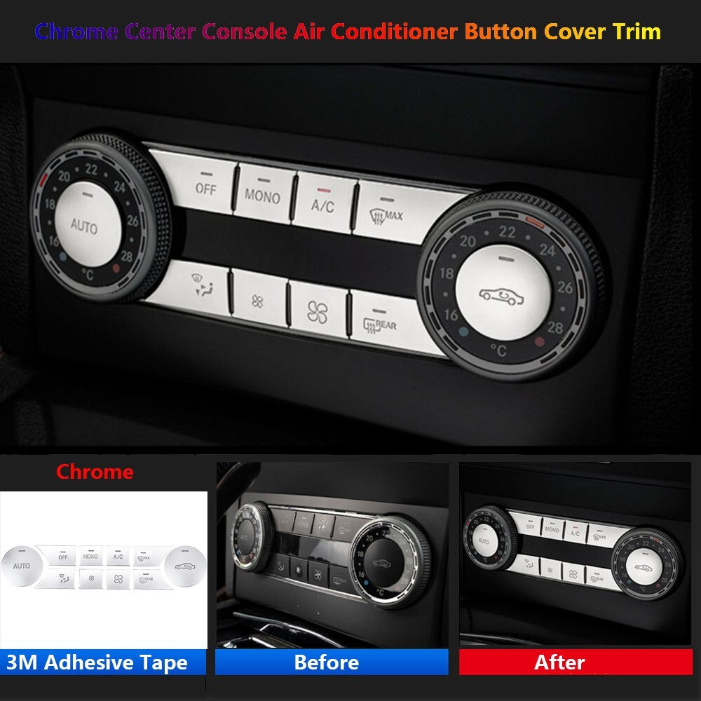 for Mercedes-Benz GLK W204 X204 Auto Car Console Air AC MONO Switch Cover Trim-